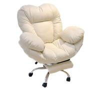 Silla ergonómica para juegos con respaldo en forma de amor, cojín de asiento ancho, soporte lumbar ajustable, rodillos silenciosos, cómoda silla de oficina para el hogar y el estudio, soporte de