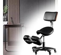 Silla ergonómica para rodillas con asiento ajustable y soporte lumbar para mejorar la postura en la oficina y el hogar