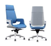 Silla ergonómica para videojuegos, reposabrazos ajustables, piel auténtica, rotación de 360°, diseño reclinable para el hogar, oficina, estudio, ejecutivo, sala de estar, dormitorio, hotel, comedor