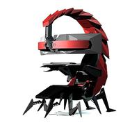 Silla ergonómica para videojuegos, silla giratoria para computadora con luces LED, diseño de deportes electrónicos de alta comodidad para configuración de múltiples pantallas