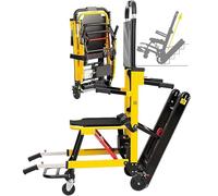 Silla escaladora eléctrica para pacientes mayores, carretilla de mano plegable portátil para subir escaleras manualmente, silla de ruedas para arriba y abajo