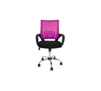 Silla escritorio Martina colors negro / rosa FS1156RS