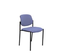 Silla fija Villalgordo bali azul claro chasis negro