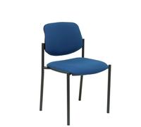 Piqueras y Crespo Silla fija Villalgordo Bali Azul marino chasis negro