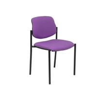 Silla fija Villalgordo bali lila chasis negro