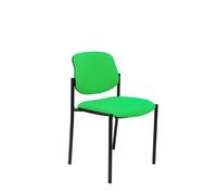Silla fija Villalgordo bali pistacho chasis negro