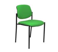 Silla fija Villalgordo bali verde chasis negro