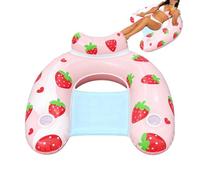 Silla Flotante para Piscina: reposacabezas cómodo, Resistente, Antideslizante y Duradero, Asiento de relajación Inflable, válvula de Seguridad de Agua Estable, Accesorio portátil de relajación de