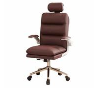 Silla for Computadora, Silla de Gerente Ejecutivo, Giratoria de 360 °/Reposabrazos Giratorios/Ruedas/Diseño Ergonómico, Adecuada for Uso en Oficina y Hogar(Red,Upgraded)