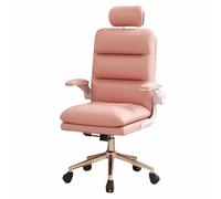 Silla for Computadora, Silla de Gerente Ejecutivo, Giratoria de 360 °/Reposabrazos Giratorios/Ruedas/Diseño Ergonómico, Adecuada for Uso en Oficina y Hogar(Pink,Upgraded)