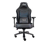silla gamer talius mamut negraazul 4d frog base metal ruedas nylon soporta hasta 170kg