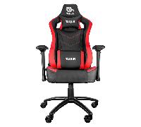 SILLA GAMER TALIUS VULTURE NEGRA/ROJA BUTTERFLY, 4D, BASE METWAL, RUEDAS NYLON