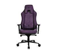 Silla gaming Arozzi Vernazza SoftFabric púrpura base aluminio altura extra