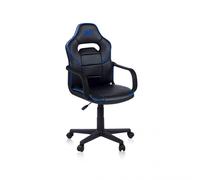 Silla gaming con ruedas y reposabrazos 98-109,5x46,5 cm DRW Black Negro - Azul DRW