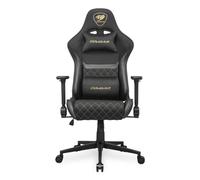 Silla gaming COUGAR Armor One V2 Gold F 120kg tela respaldo reclinable reposabrazos 4D negra oro