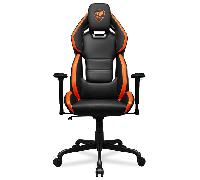silla gaming cougar hotrod negro naranja