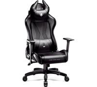 Silla gaming Diablo Chairs X-Horn 2.0 negra piel sintética soporte lumbar