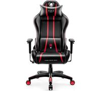 Silla gaming Diablo Chairs X-One 2.0 Normal roja ergonómica con reposacabezas y soporte lumbar