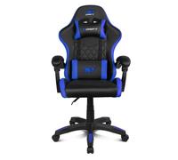 Silla gaming Drift DR35 negra azul respaldo reclinable cojines ergonómicos