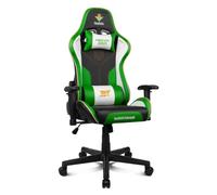 Silla Gaming Drift DR90 Betis Edition, Reposabrazos 2D, Polipiel Premium, Estructura Metálica, Negro/Verde/Blanco