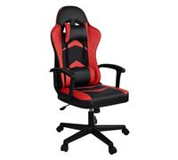 Silla Gaming Ergonómica Reclinable con Cojín Lumbar y Cervical | Respaldo Alto Acolchado | Altura ajustable | Ruedas Giratorias 360° y Reposabrazos | Ideal Ordenador, Oficina, Videojuego o Escritorio