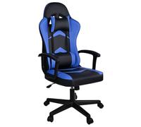 Silla Gaming Ergonómica Reclinable con Cojín Lumbar y Cervical | Respaldo Alto Acolchado | Altura ajustable | Ruedas Giratorias 360° y Reposabrazos | Ideal Ordenador, Oficina, Videojuego o Escritorio