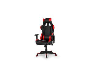 Silla gaming ergonómica y giratoria 124x67 cm Silverstone Negro - Rojo Silverstone