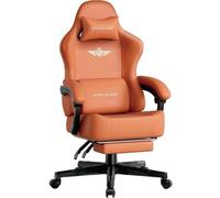 Silla Gaming GTPLAYER Reclinable 150° con Reposapiés Naranja
