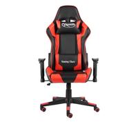 Silla gaming kenssi altura ajustable reclinable rojo 123-133x68x69 cm