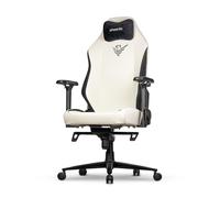 Silla gaming phoenix monarch remaster cuero napa negra y blanca talla