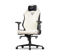 Silla gaming phoenix monarch remaster cuero napa negra y blanca talla