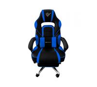 Silla gaming trophy cuero pu azul
