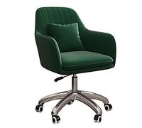 Silla Gaming Profesional de Terciopelo con diseño capitoné, ergonómica y Ajustable en Altura para Oficina en casa, Silla de Escritorio tapizada Suave y cómoda con función giratoria.