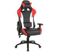 Silla Gaming SILVERSTONE (Negro/Rojo/Blanco) - VARR