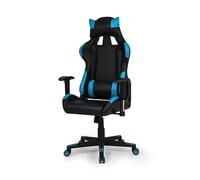 duehome - Silla ergonomica de Oficina Gaming Silvertone, sillón Giratorio para Escritorio, Estudio o despacho Color Turquesa, Medidas: 67x124x68 cm de Fondo