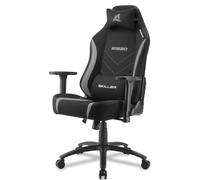 Sharkoon Silla Gaming, Acero aleado, Negro/Gris, Normal