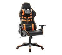 Silla gaming spott altura ajustable respaldo reclinable negro/naranja 123-133x67x61 cm