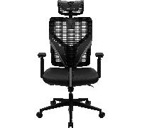 ThunderX3 YAMA1 Silla Gaming Ergonómica Soporte Lumbar, Negro