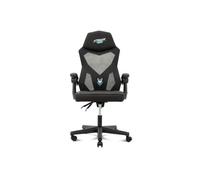 Woxter Sense Black - Silla Gaming (Eje Acero, Levantamiento por pistón Gas, Malla Transpirable, Reposabrazos, Respaldo Ajustable en Altura e inclinación)