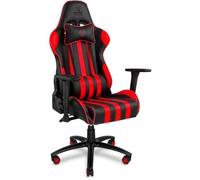 Silla Gaming Yenkee YGC 100RD Cuero PU Rojo Negro Reposabrazos 3D