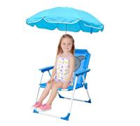 Silla genérica para sombrilla | Silla plegable infantil con protección solar, asiento resistente al viento y estable en la arena para viajes, jardín, piscina y picnic al aire libre