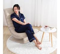 Silla giratoria ajustable con 3 posiciones y base giratoria de 360°, marco de acero, plegable, para adultos y adolescentes, perfecta para jugar, meditar, no requiere montaje (caqui)