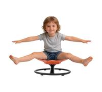 Silla giratoria de 360° para niños, taburete giratorio para promover eficazmente la coordinación y el equilibrio, juguete sensorial de alta calidad para el autismo y el TDAH (naranja)