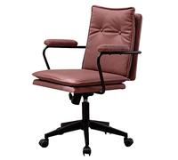 Silla giratoria de la oficina silla de escritorio de computadora de cuero de lujo en la espalda, silla de jefes giratorios de 360 para la familia de dormitorios de la oficina, tela tecnológica (#3)