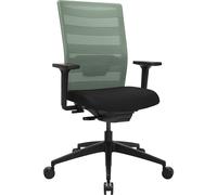 Silla giratoria de oficina AirWork Topstar, con reposabrazos, mecanismo de sincronización