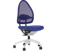 Silla giratoria de oficina de diseño, respaldo reticulado Topstar, respaldo 550 mm
