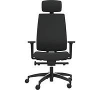 Silla giratoria de oficina INDEED Dauphin, con ajuste de la contrapresión