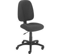 Silla giratoria de oficina JUPITER eurokraft basic, armazón negro, sin brazos