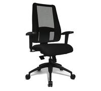 Silla giratoria de oficina LADY SITNESS DELUXE Topstar, móvil con 7 zonas