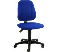 Silla giratoria de trabajo bimos, con ajuste de altura por muelle de gas